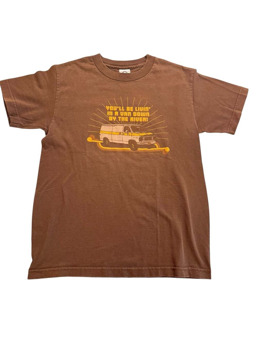 Vintage Saturday Night Live You'll Be Livin' In A Van Down By The River T-Shirt